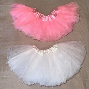 Pink and White Tulle Tutus